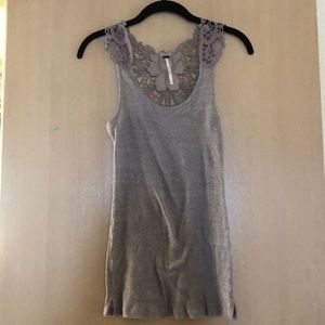 Free People embroidered tank top